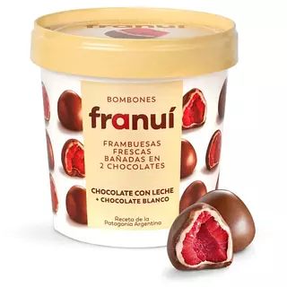 Frambuesas Con Chocolate En Leche