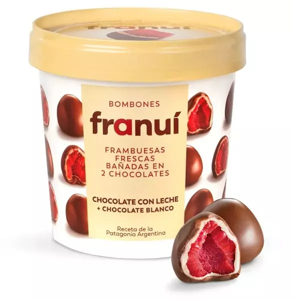 Frambuesas Con Chocolate En Leche